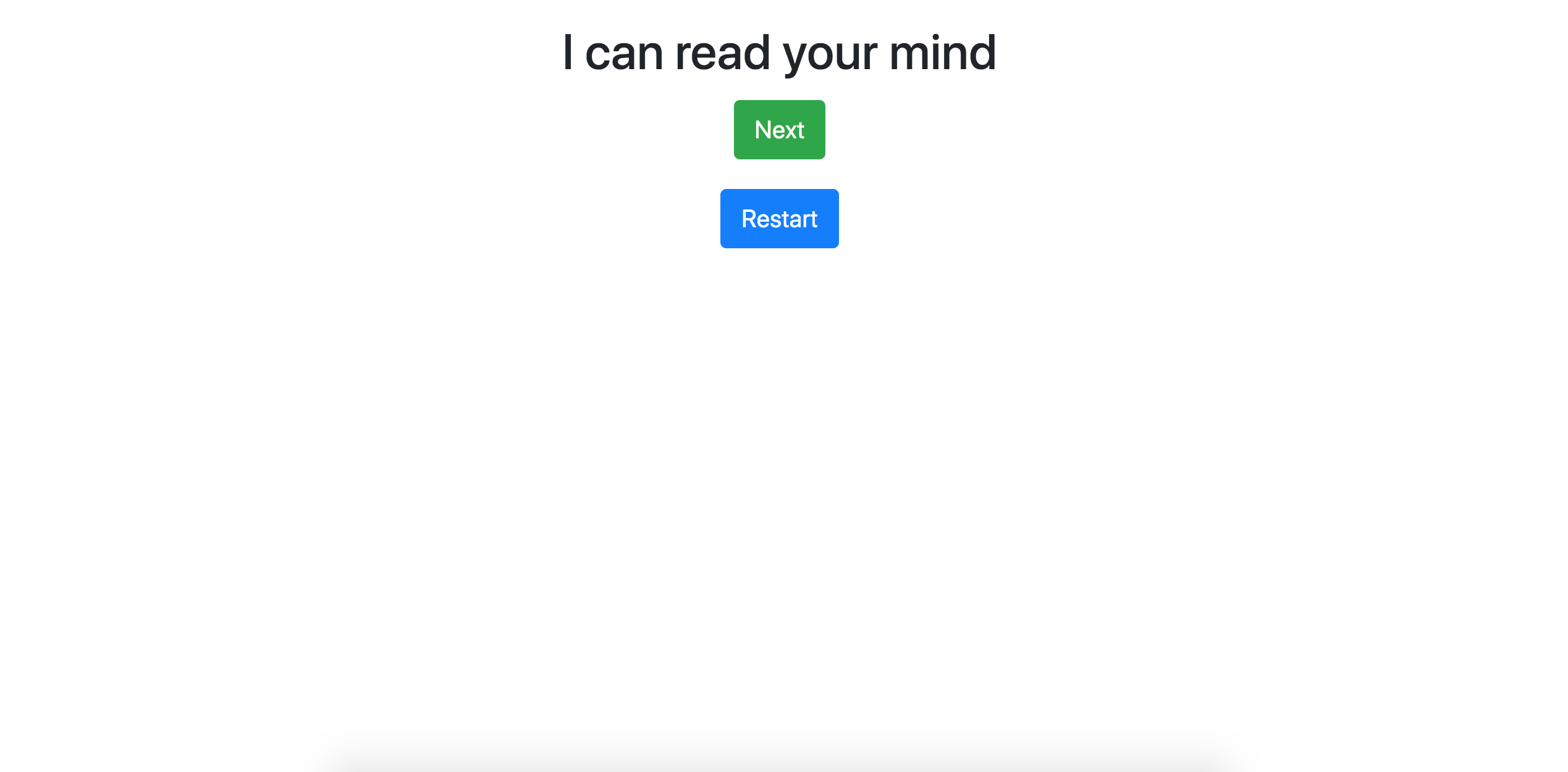 mindreader project